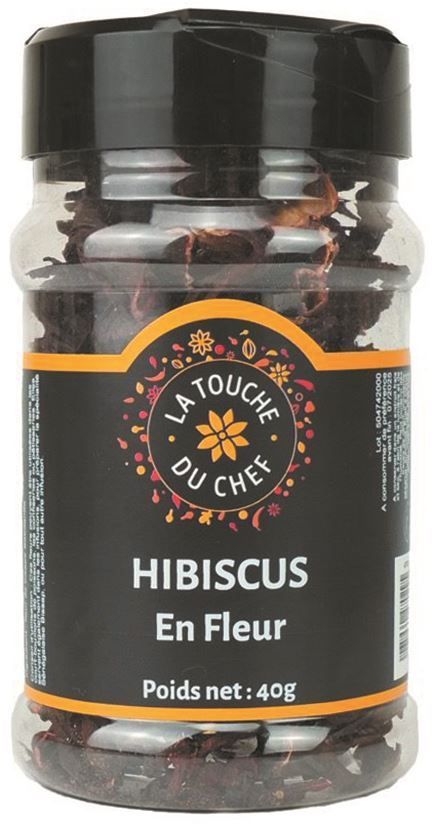 Hibiscus en fleur - LA TOUCHE DU CHEF - Pot de 40 g