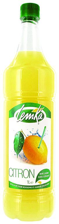 Lemka citron 45% avec pulpe - LE COMPTOIR - Bouteille de 1 L