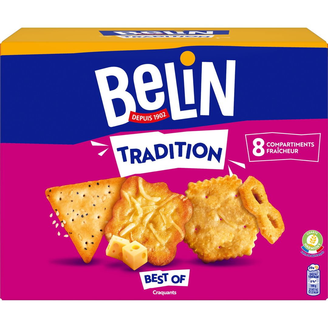 Assortiment salé Tradition - BELIN - Boite de 720 g