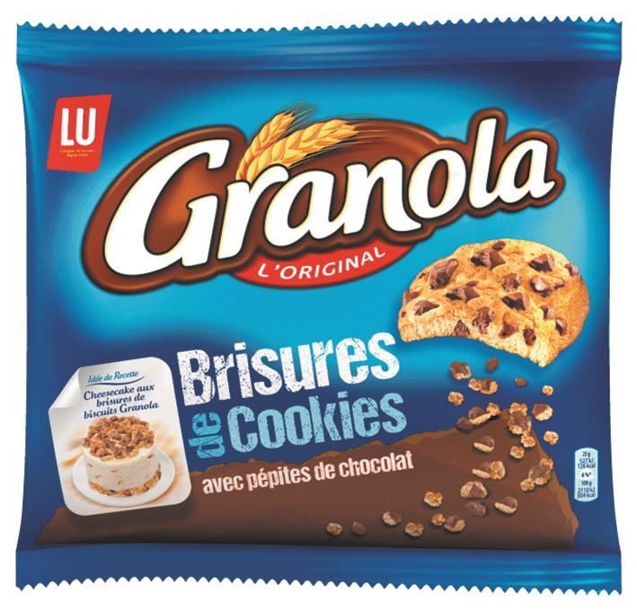 Brisures de cookies Granola - LU - Sachet de 400 g