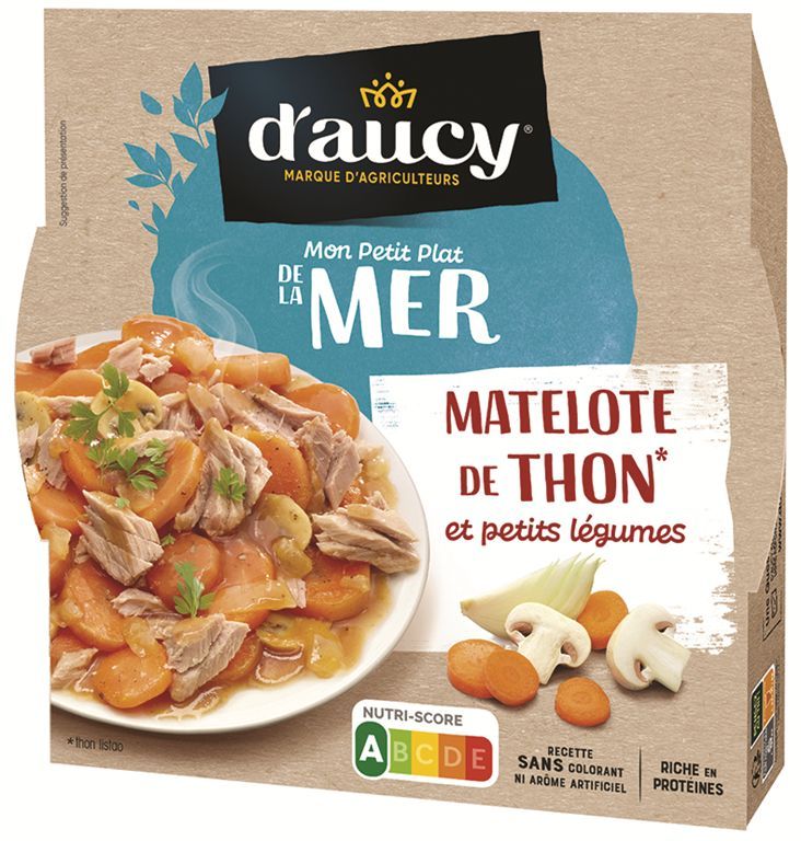 Matelote de thon aux petits légumes - D'AUCY - Carton de 8 barquettes