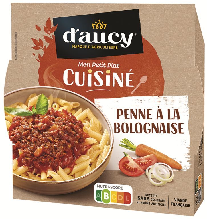 Penne à la bolognaise - D'AUCY - Carton de 8 barquettes