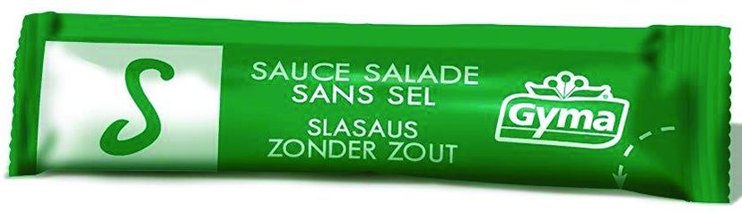 Sauce salade très p/sel - GYMA - Carton de 600 sticks