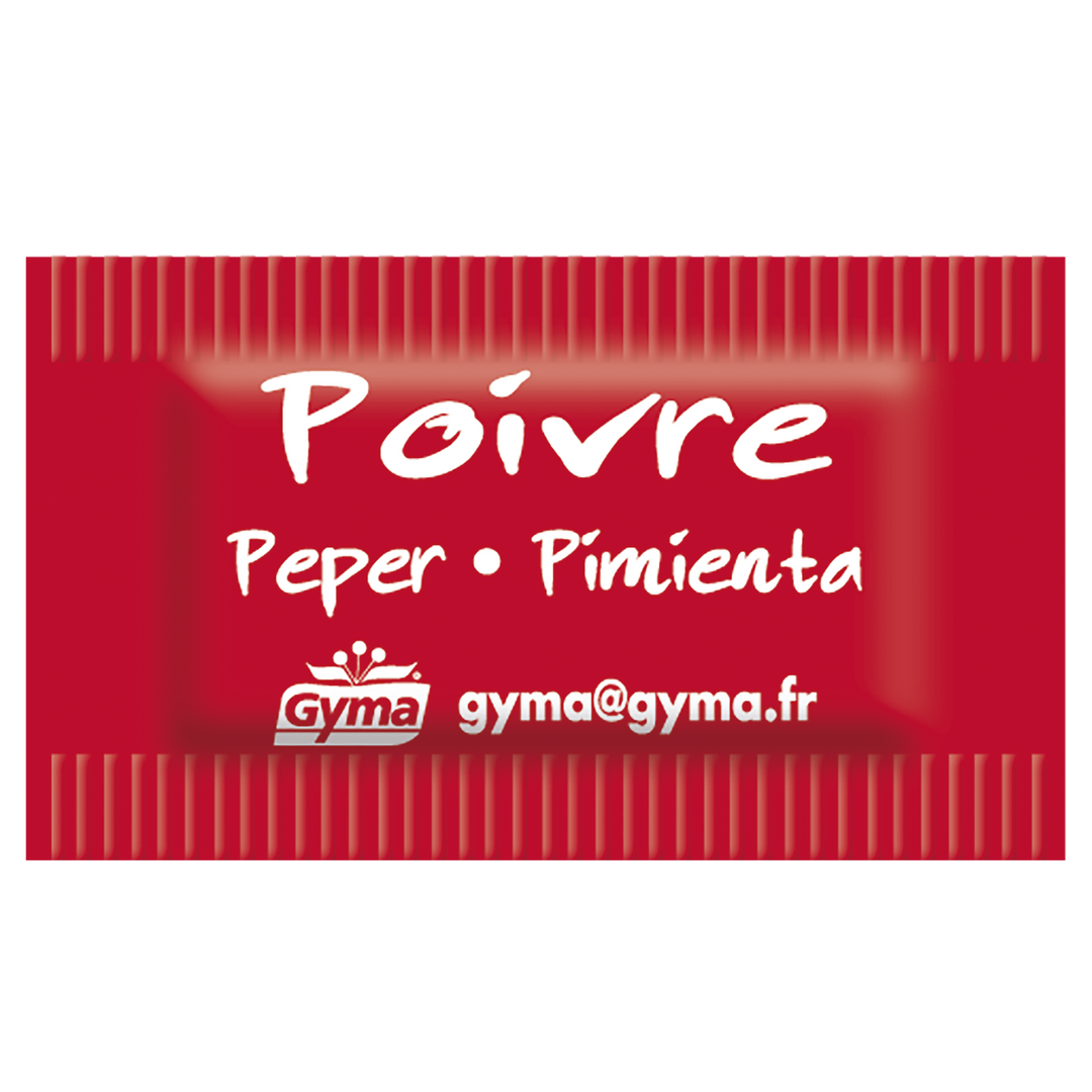 Poivre en dose - GYMA - Carton de 2000 unités