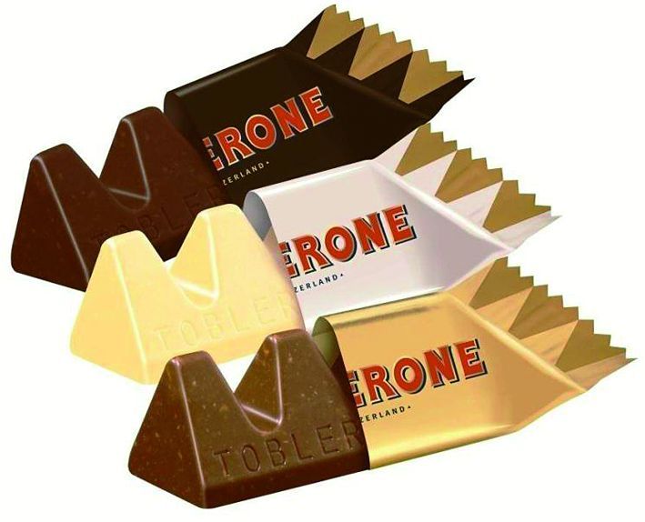 Mini Toblerone 3 chocolats - TOBLERONE - Tubo de 113 unités