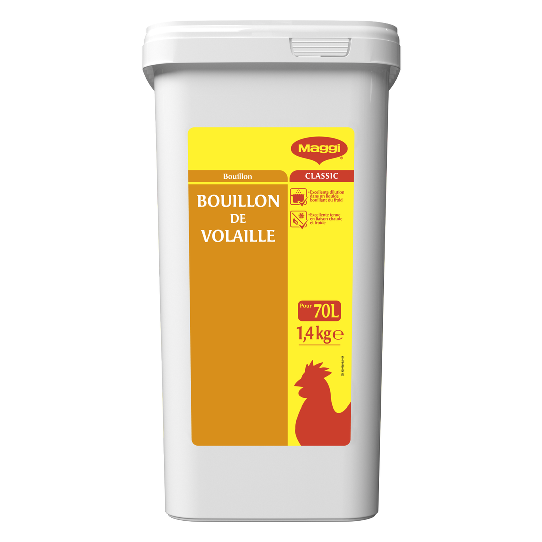 Bouillon de volaille déshydraté - MAGGI - Boite de 1,4 kg