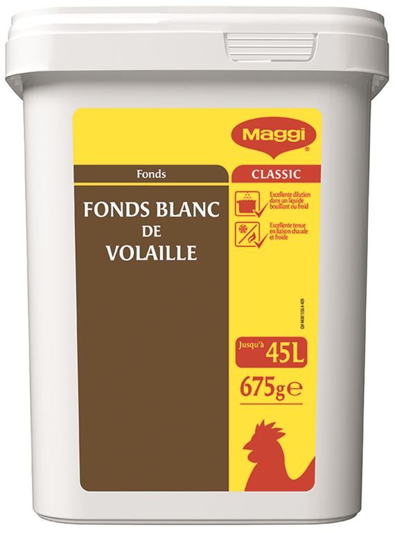 Fonds blanc de volaille déshydraté - MAGGI - Boite de 675 g