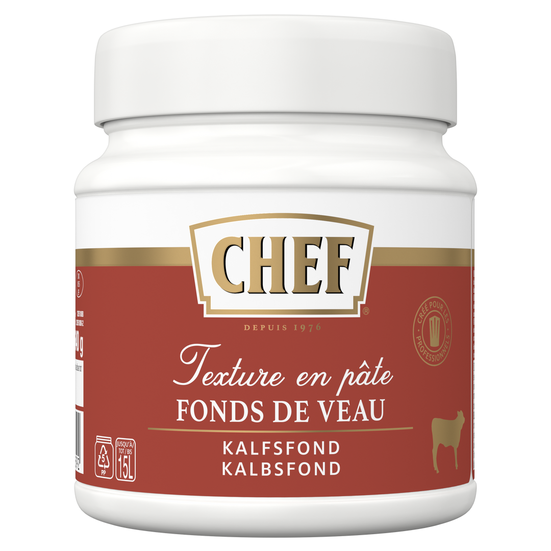 Fonds de veau Premium en pâte - CHEF® - Pot de 640 g