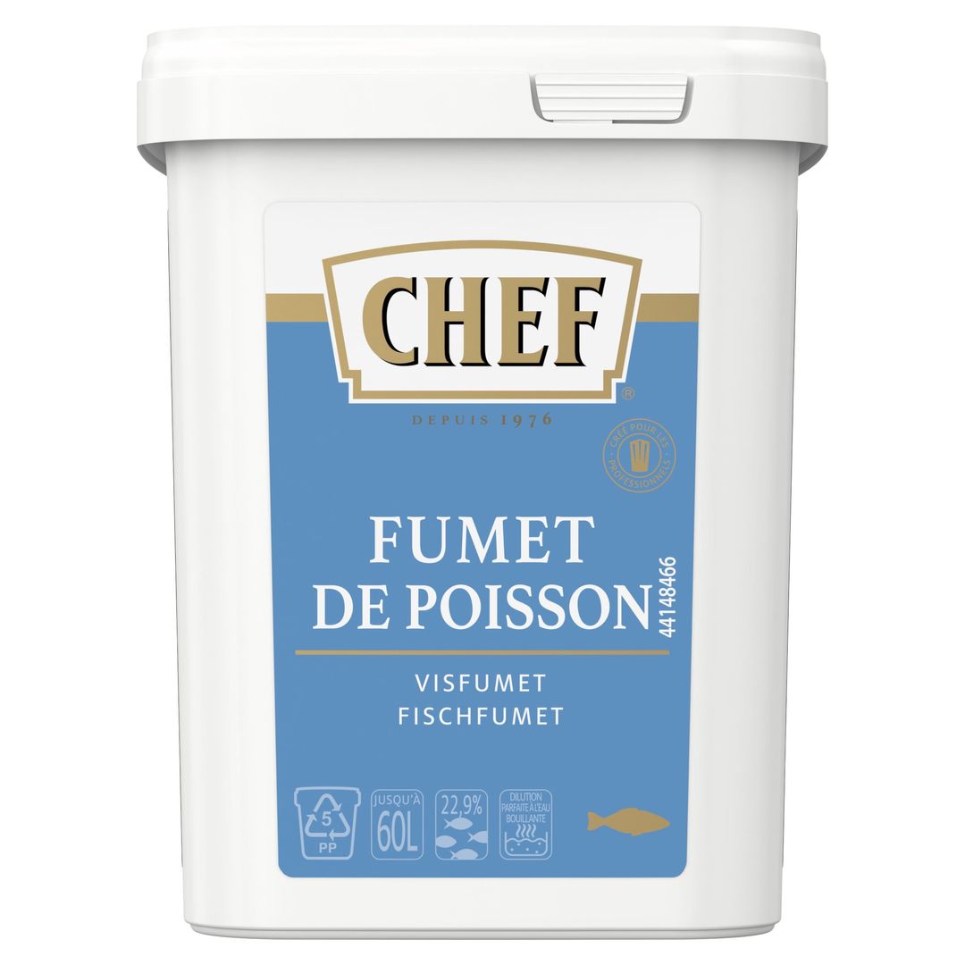 Fumet de poisson déshydraté - CHEF® - Boite de 900 g