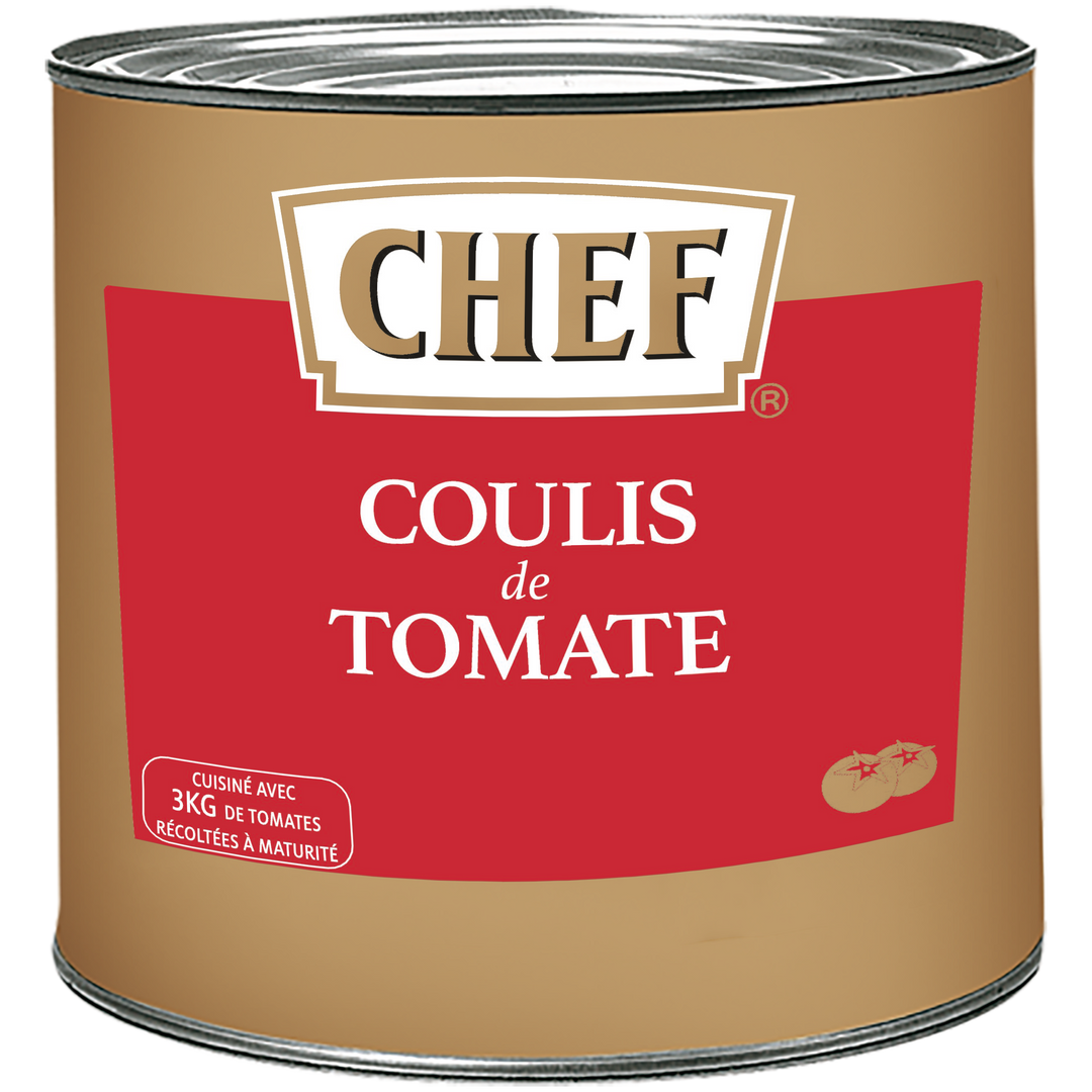 Coulis de tomates - CHEF® - Boite de 2,5 kg