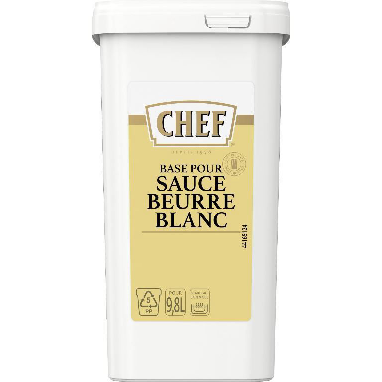 Sauce au beurre blanc déshydratée - CHEF® - Boite de 1 kg