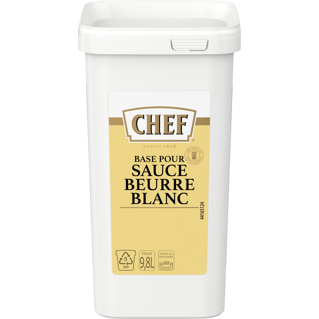 Sauce au beurre blanc déshydratée - CHEF® - Boite de 1 kg