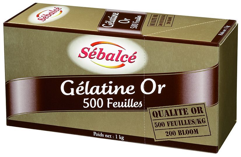 Gélatine Or porcine - SEBALCE - Paquet de 1 kg