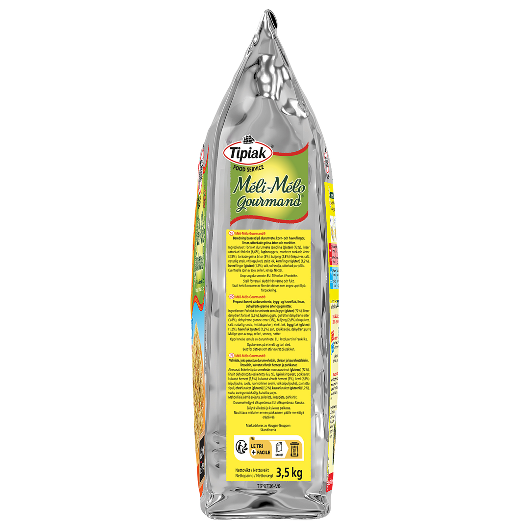 Méli-mélo Gourmand® céréales et légumes secs - TIPIAK® RESTAURATION - Sac de 3,5 kg