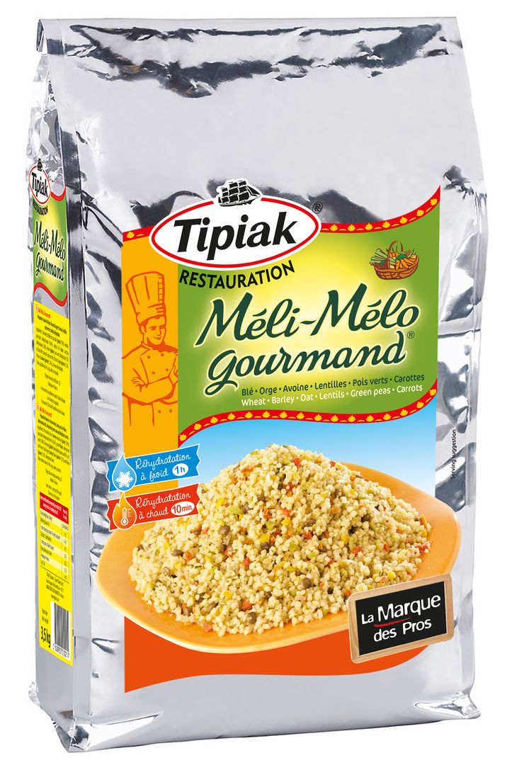Méli-mélo Gourmand® céréales et légumes secs - TIPIAK® RESTAURATION - Sac de 3,5 kg