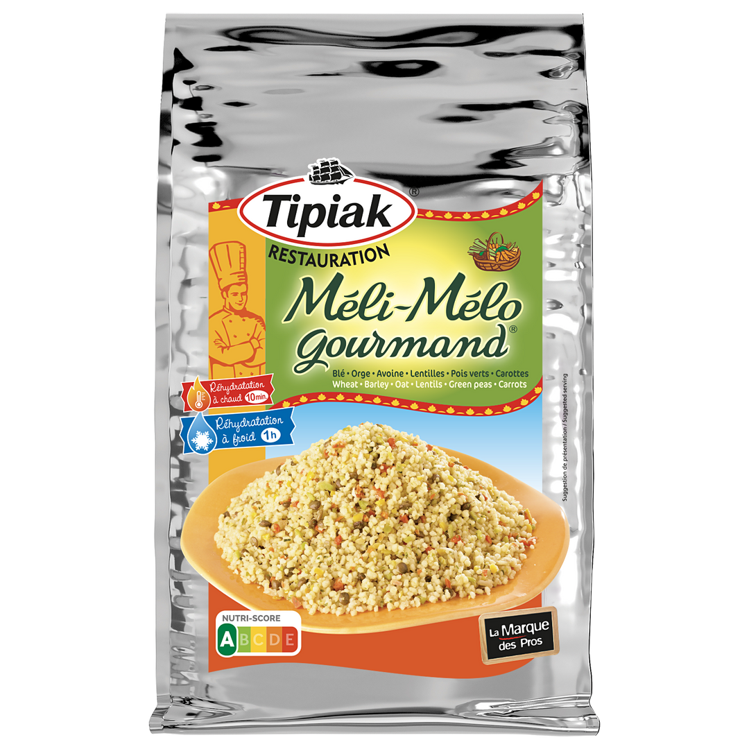 Méli-mélo Gourmand® céréales et légumes secs - TIPIAK® RESTAURATION - Sac de 3,5 kg