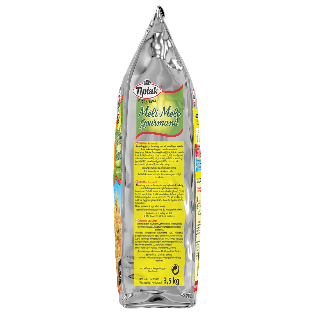 Méli-mélo Gourmand® céréales et légumes secs - TIPIAK® RESTAURATION - Sac de 3,5 kg