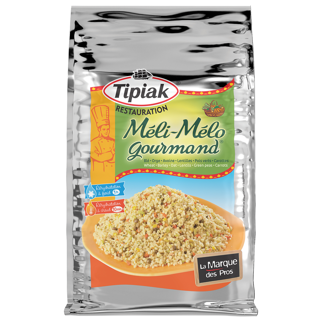 Méli-mélo Gourmand® céréales et légumes secs - TIPIAK® RESTAURATION - Sac de 3,5 kg