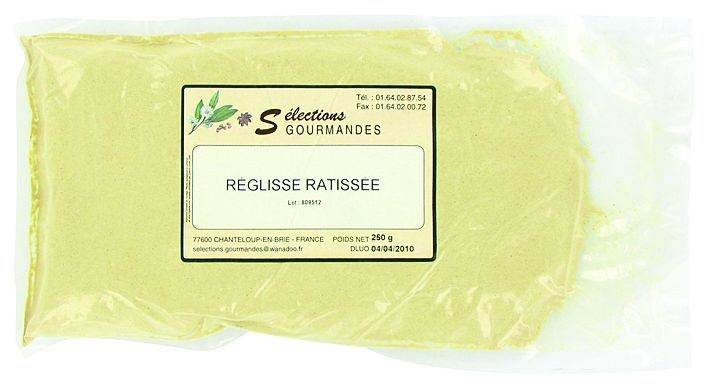 Réglisse moulue - SELECTIONS GOURMANDES - Sachet de 250 g