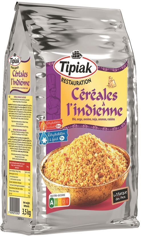 Céréales à l'indienne - TIPIAK® RESTAURATION - Sac de 3,5 kg