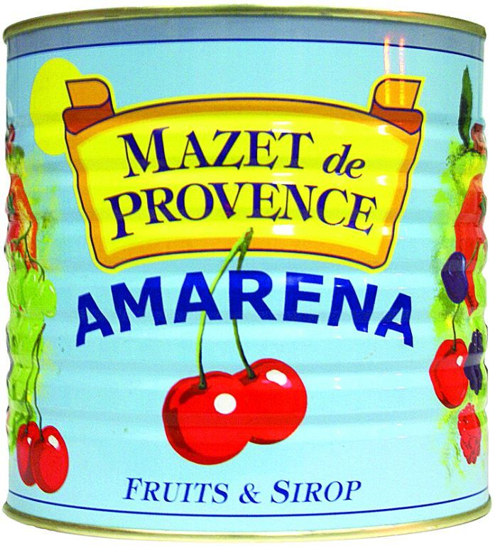 Cerises amarena au sirop