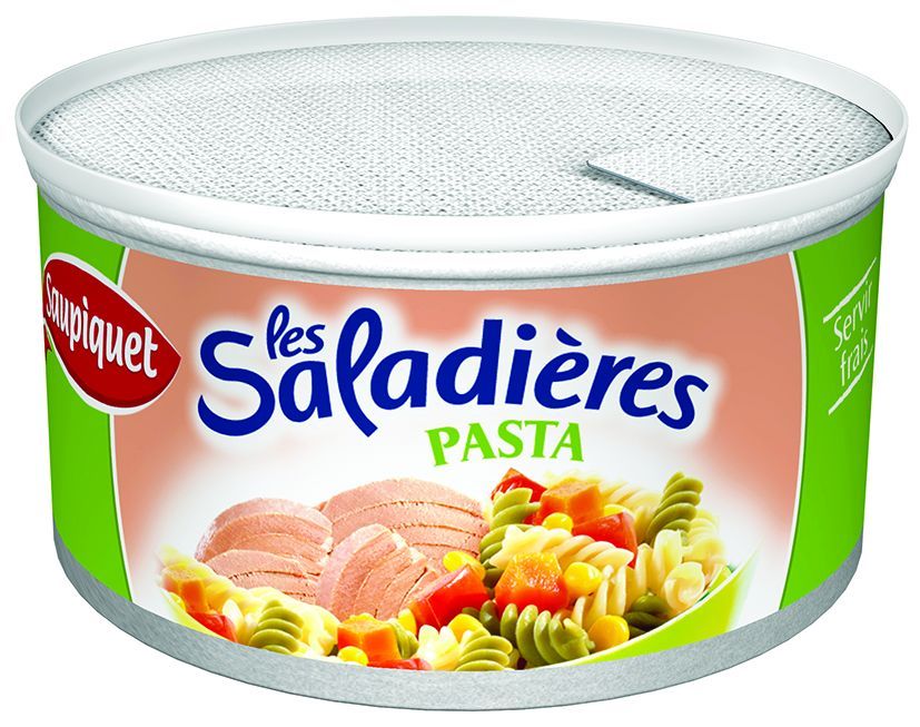 Saladière pasta - SAUPIQUET - Carton de 24 boites