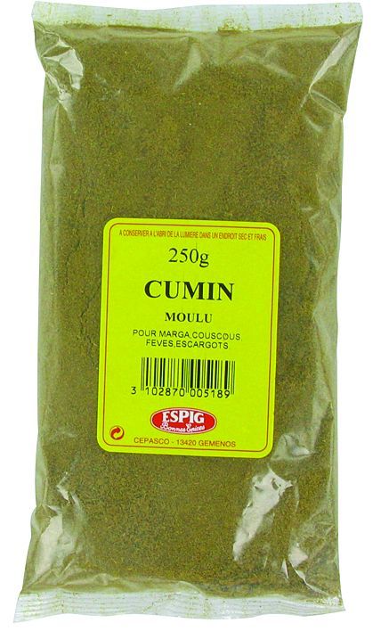 Cumin moulu - SPIGOL CEPASCO - Sachet de 250 g