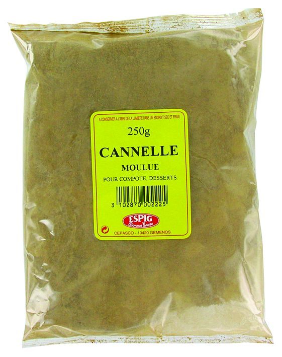 Cannelle moulue - SPIGOL CEPASCO - Sachet de 250 g