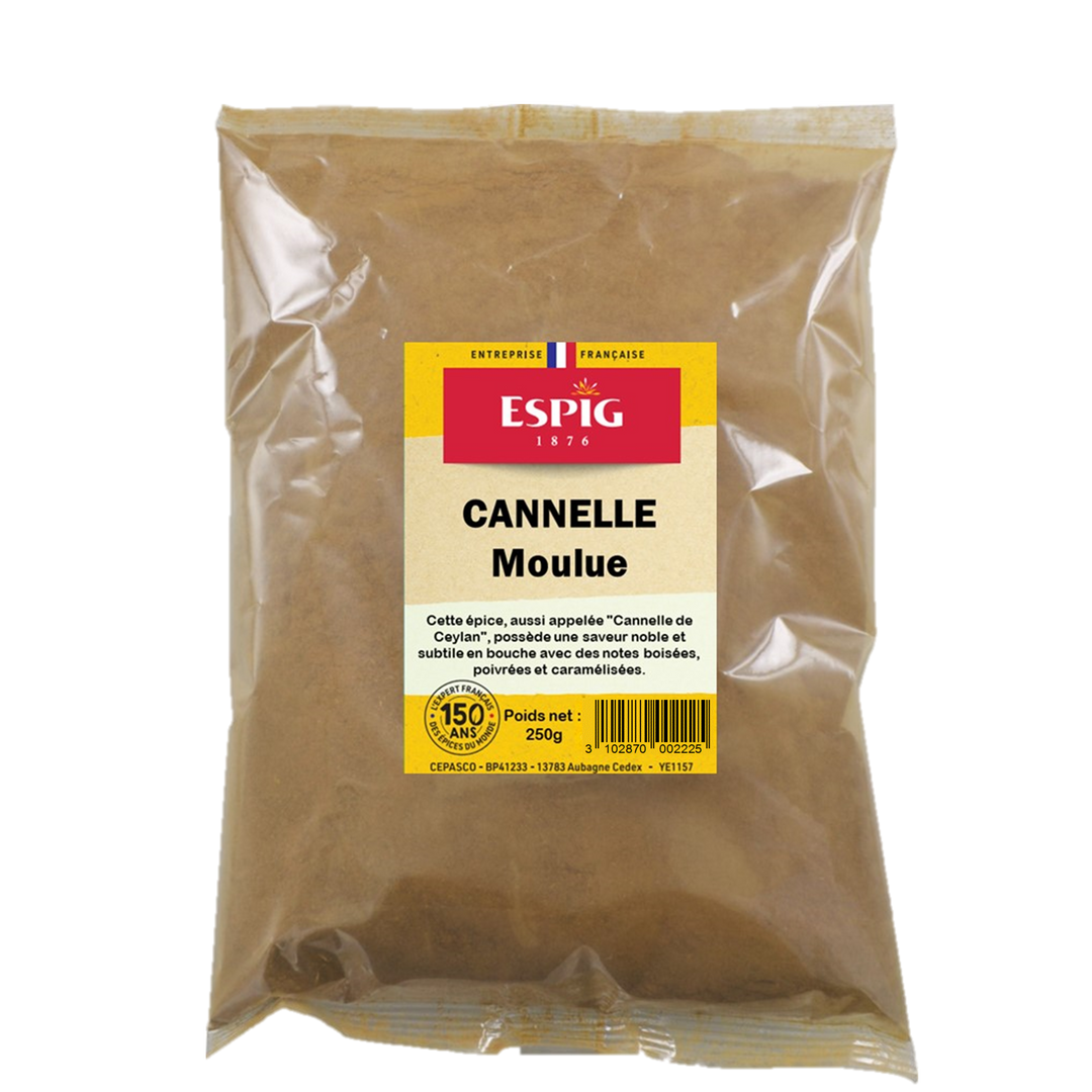 Cannelle moulue - SPIGOL CEPASCO - Sachet de 250 g