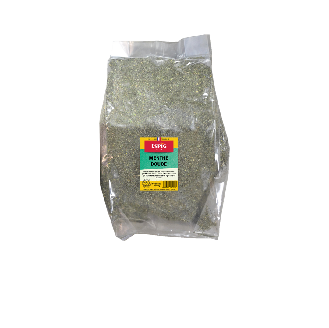 Menthe douce hachée - SPIGOL CEPASCO - Sachet de 1 kg