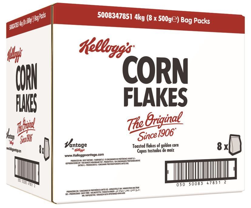 Corn flakes - KELLOGG'S - Carton de 8 sachets