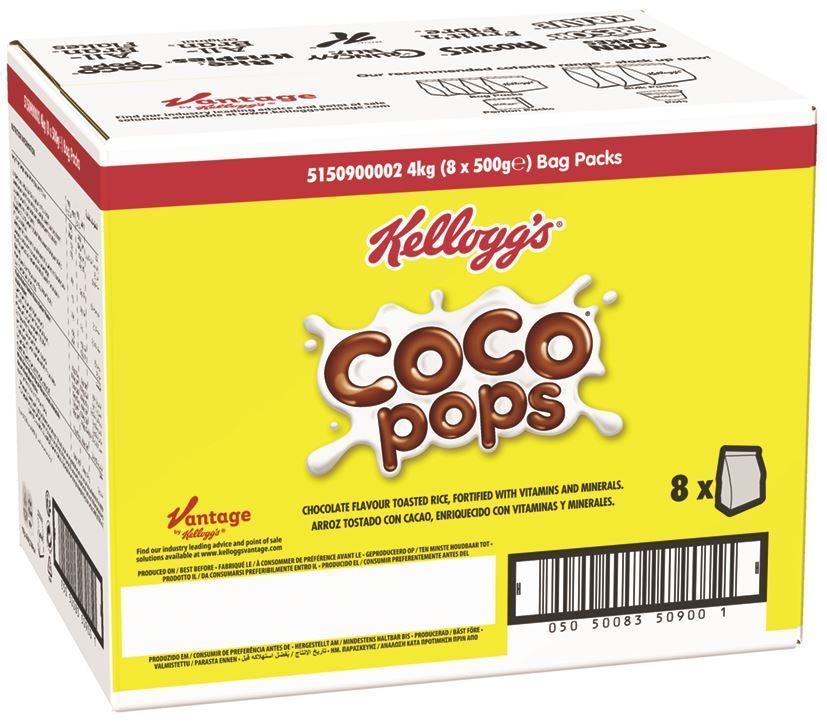 Coco Pops® - KELLOGG'S - Carton de 8 sachets