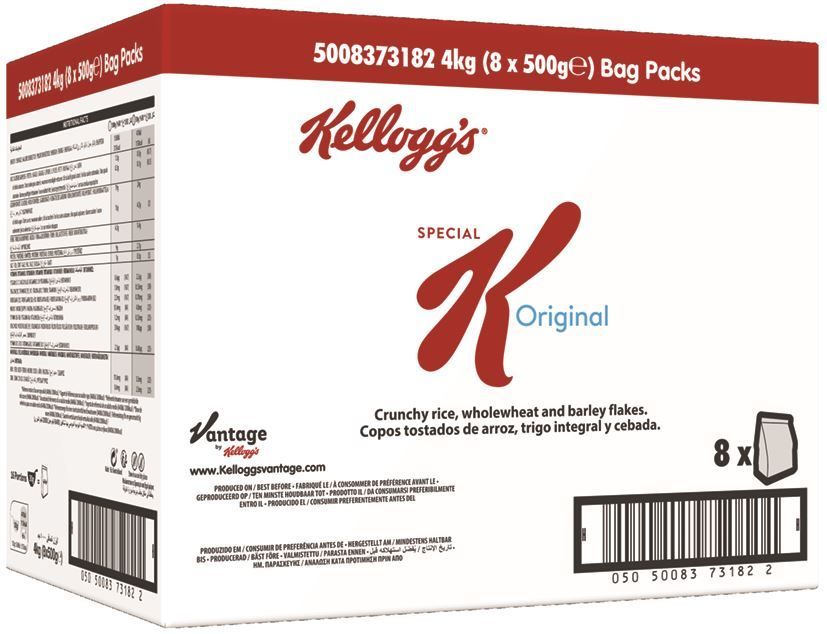 Spécial K® nature - KELLOGG'S - Carton de 8 sachets