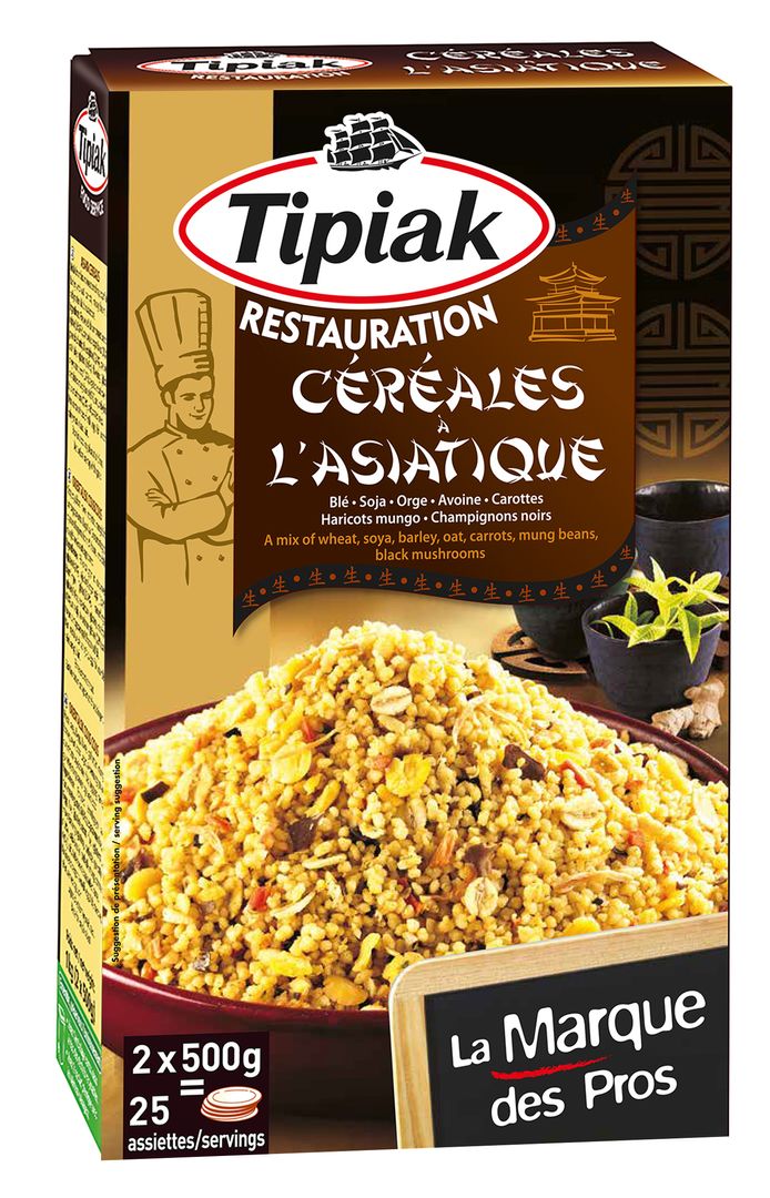 Céréales à l'asiatique - TIPIAK® RESTAURATION - Boite de 1 kg