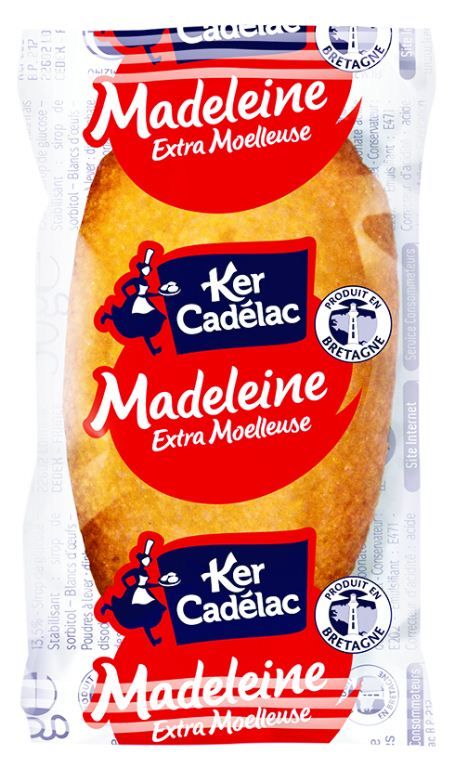 Ker Cadelac Madeleines Coquilles Sachets Individuels (x24) 600g