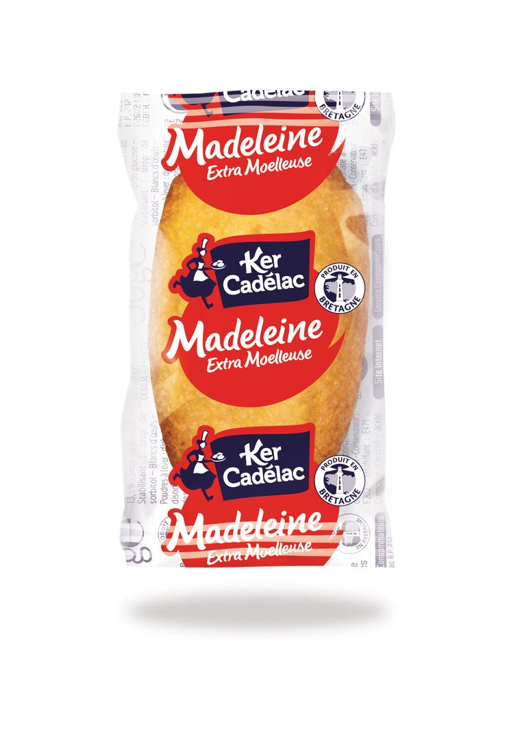 Madeleine aux oeufs frais - KER CADELAC - Carton de 150 sachets