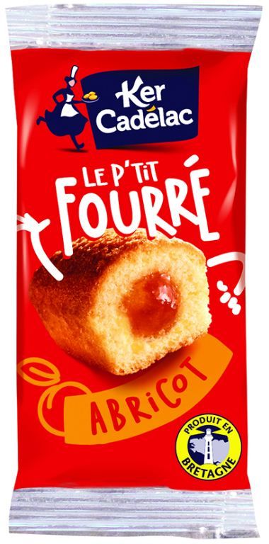 Gâteau fourré à la fraise p'tit lapin - Marque Repere - 140 g