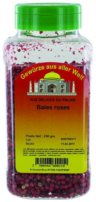 Baies roses - DELICES DU PALAIS - Boite de 250 g