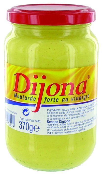 Moutarde de Dijon forte - DIJONA - Bocal de 390 ml