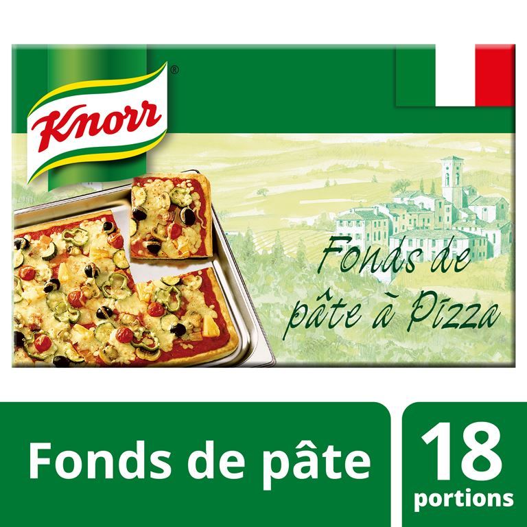 Fonds de pâte à pizza X18 - KNORR - Carton de 18 unités