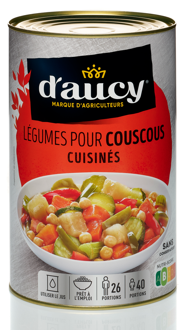 Légumes cuisinés pour couscous - D'AUCY - Boite 5/1