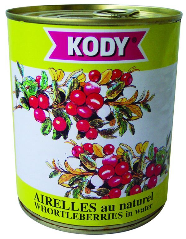 Airelles sauvages au naturel - KODY - Boite 4/4