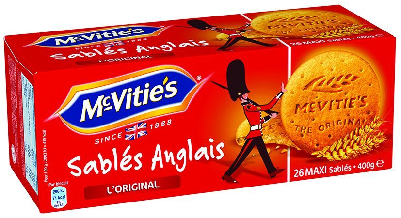 Sablés anglais L'original - MC VITIES - Carton de 12 paquets