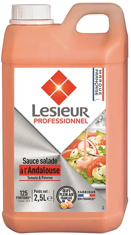 Sauce salade à l'andalouse - LESIEUR - Bidon de 2,5 L