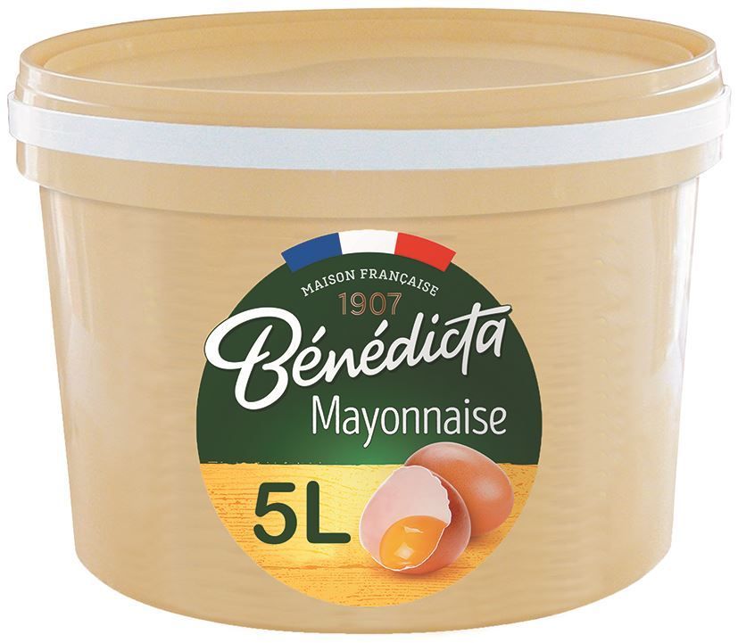 Mayonnaise - BENEDICTA - Seau de 5 L