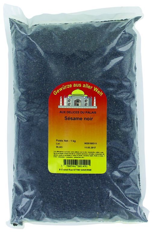 Sésame noir - DELICES DU PALAIS - Sachet de 1 kg