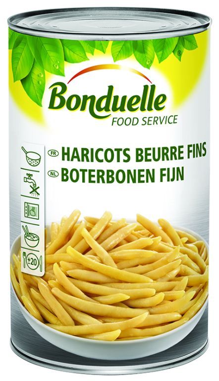 Haricots beurre fins CE2 - BONDUELLE - Boite 5/1