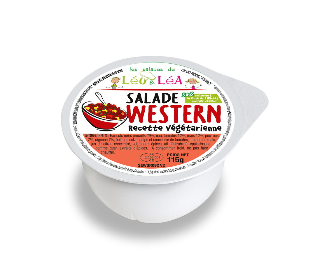 Salade western - SOULIE - Carton de 72 coupelles