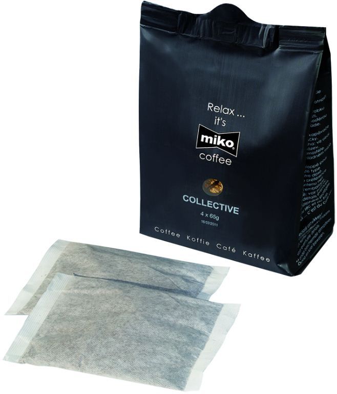 Café filtre 50% arabica 50% robusta Collective - MIKO - Carton de 48 doses