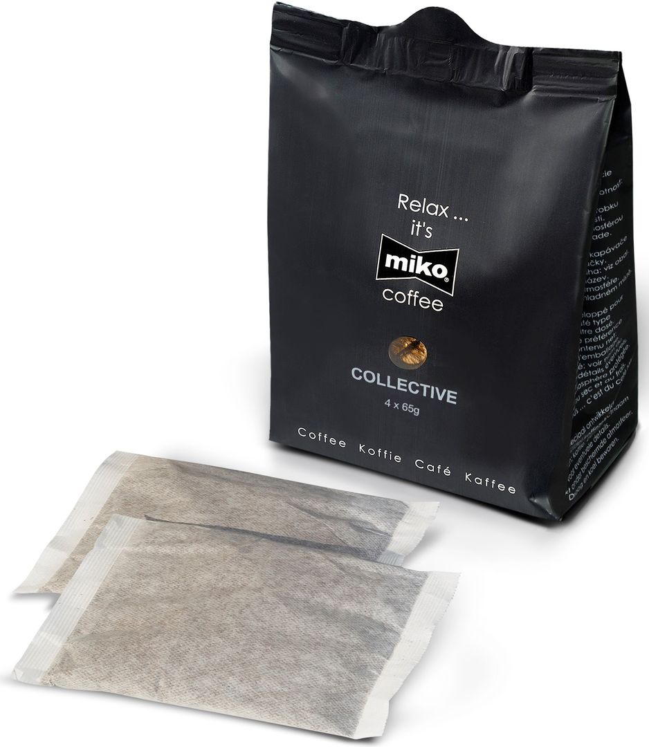 Café filtre 50% arabica 50% robusta Collective - MIKO - Carton de 48 doses